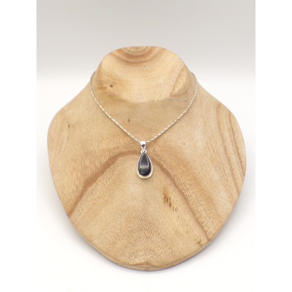Pendentif Labradorite Spectrolite quadricolore Bijoux en Labradorite PU69.2