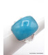 Bague Smithsonite rectangulaire taille 59 Bijoux en Smithsonite PU100.2