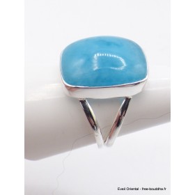 Bague Smithsonite rectangulaire taille 59 Bijoux en Smithsonite PU100.2