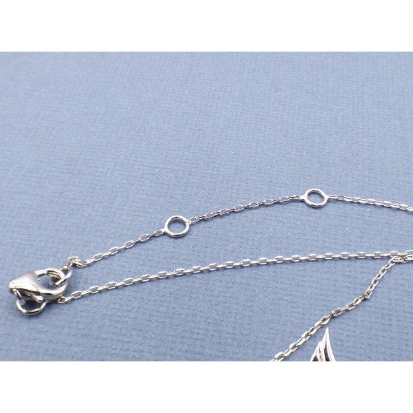Collier Cygne en Lapis lazuli Colliers pierres naturelles fines PU105