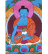 Tangka tibétain peinture Bouddha de médecine Tentures tibétaines Bouddha TANGBM