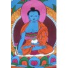 Tangka tibétain peinture Bouddha de médecine Tentures tibétaines Bouddha TANGBM