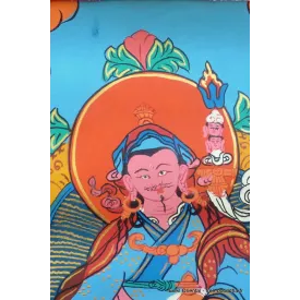 Thangka tibétain Guru Rinpoché – art sacré du Népal - Thangkas tibétains