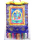 Tangka tibétain peinture Tara Verte Tentures tibétaines Bouddha TANGTV