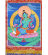 Tangka tibétain peinture Tara Verte Tentures tibétaines Bouddha TANGTV
