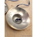 Tingshas tibétaines Dragons 6.5 cm couleur laiton Tingsha tibétaine cymbales TBDRA2
