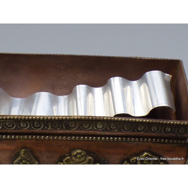Porte encens tibétain Stupa et Biches Brûleurs et porte-encens PETSTU1