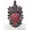 Masque Tara Verte Résine rouge 27 cm Statuettes Bouddhistes MASKTV3.1