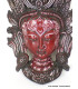 Masque Tara Verte Résine rouge 27 cm Statuettes Bouddhistes MASKTV3.1