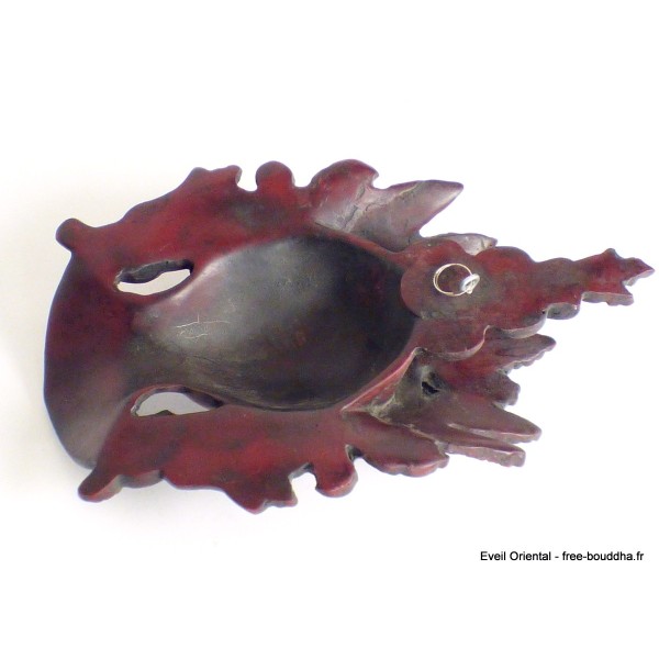 Masque Tara Verte Résine rouge 27 cm Statuettes Bouddhistes MASKTV3.1
