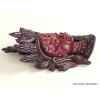 Masque Tara Verte Résine rouge 27 cm Statuettes Bouddhistes MASKTV3.1