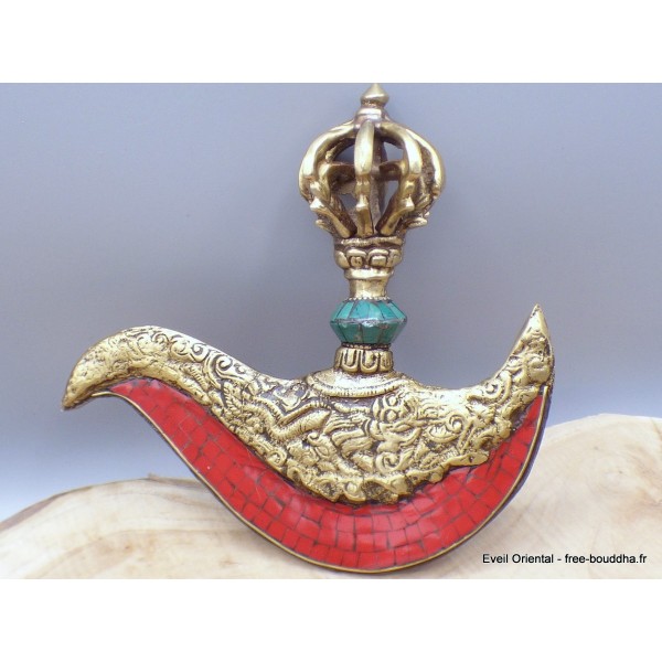 Kartika tibétain (drigug) avec corail Kartika Tibétain Bouddhiste KART3