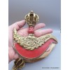 Kartika tibétain (drigug) avec corail pierres rouges Kartika Tibétain Bouddhiste KART3.1