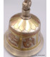 Cloche dorjé tibétain 15 cm plaqué argent mantra tibétain Objets rituels bouddhistes CEDOR4