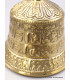 Cloche tibétaine et dorjé en bronze laiton 13 cm Cloches et dorjé tibétains CEDOR8