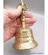 Cloche tibétaine et dorjé en bronze laiton 13 cm Cloches et dorjé tibétains CEDOR8