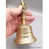 Cloche tibétaine et dorjé en bronze laiton 13 cm Cloches et dorjé tibétains CEDOR8