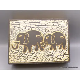 Boîte à bijoux indienne en bois - Boîte à Bijoux tibétaine
