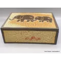 Boîte à bijoux indienne en bois - Boîte à Bijoux tibétaine