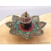 Porte-encens tibétain authentique turquoise Brûleurs et porte-encens ref 3034.2