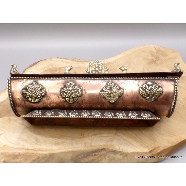 Brûleur d'encens tibétain Stupa et biches Encens tibétains, accessoires BETSTU