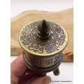 Moulin à prières tibétain mantra et perles 14 cm Moulins à Prières tibétains MAPZ31