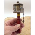 Moulin à prières tibétain mantra et perles 14 cm Moulins à Prières tibétains MAPZ31