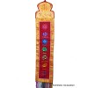 Tenture tibétaine 7 chakras bordeau jaune Tentures tibétaines Bouddha TEN7C