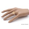 Bague Psilomélane dendritique taille 54/55 Bagues pierres naturelles PU109.1