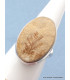 Bague Psilomélane dendritique ovale Taille 59 Bagues pierres naturelles PU109.2