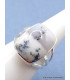 Bague Merlinite rectangulaire taille 58 Bagues pierres naturelles PU110.2