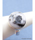 Bague Merlinite ronde taille 62 Bagues pierres naturelles PU110.4