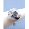 Bague Merlinite ronde taille 62 Bagues pierres naturelles PU110.4