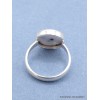 Bague Merlinite ronde taille 62 Bagues pierres naturelles PU110.4