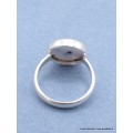 Bague Merlinite ronde taille 62 Bagues pierres naturelles PU110.4