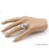 Bague Merlinite ronde taille 62 Bagues pierres naturelles PU110.4