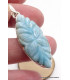 RARE pendentif Larimar sculpté main Pendentifs pierres naturelles PU112