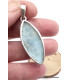 RARE pendentif Larimar sculpté main Pendentifs pierres naturelles PU112