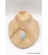 RARE pendentif Larimar sculpté main Pendentifs pierres naturelles PU112