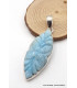 RARE pendentif Larimar sculpté main Pendentifs pierres naturelles PU112