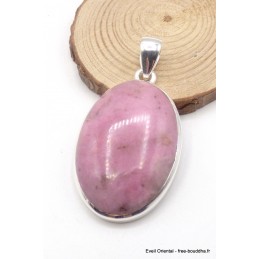 Bijou pendentif Pétalite Rose oval Pendentifs pierres naturelles XV97.3
