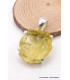 Pendentif Quartz Citron brut oval Pendentifs pierres naturelles PU113.1