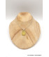 Pendentif Quartz Citron brut oval Pendentifs pierres naturelles PU113.1