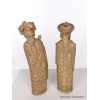 Statue taoïste Couple de Sages Statuettes Bouddhistes STAO1