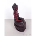 Statuette bouddhiste du Bouddha rouge Amitabha 13 cm - Statuettes bouddhistes tibétaines artisanales