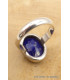 Lapis lazuli facetté bague ovale plusieurs tailles Bagues pierres naturelles TUV60.3