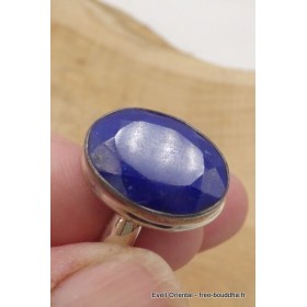 Lapis lazuli facetté bague ovale plusieurs tailles Bagues pierres naturelles TUV60.3