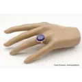 Lapis lazuli facetté bague ovale plusieurs tailles - Bagues pierres naturelles