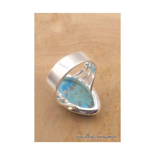 Bague Turquoise Mohave marquise T 52 Bagues pierres naturelles TUV58.4