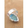 Bague Turquoise Mohave marquise T 52 Bagues pierres naturelles TUV58.4